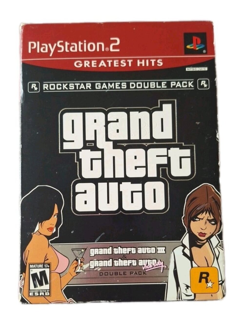 Grand Theft Auto III and Vice City GTA Double Pack Greatest Hits - PLAYSTATION 2